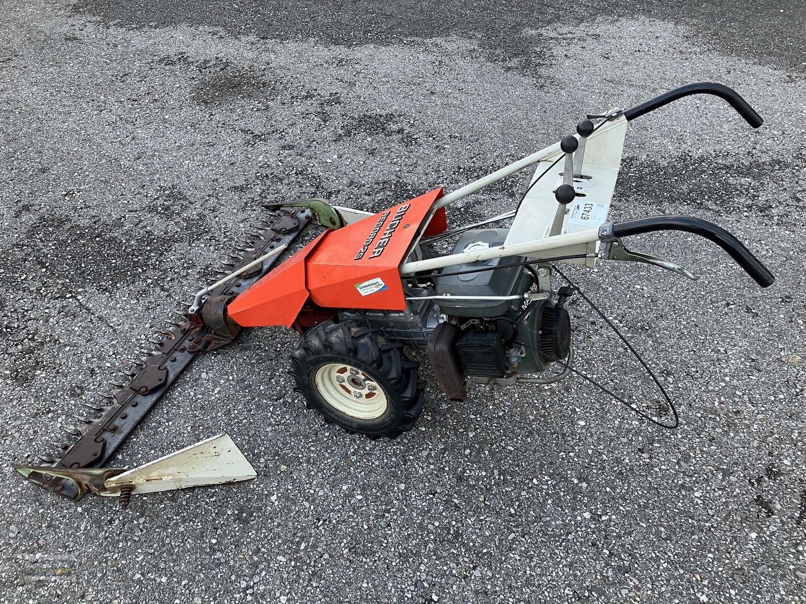 Motormäher typu Bucher Record 25 mit 1,3m Fingerbalken, Gebrauchtmaschine w Gampern (Zdjęcie 5)