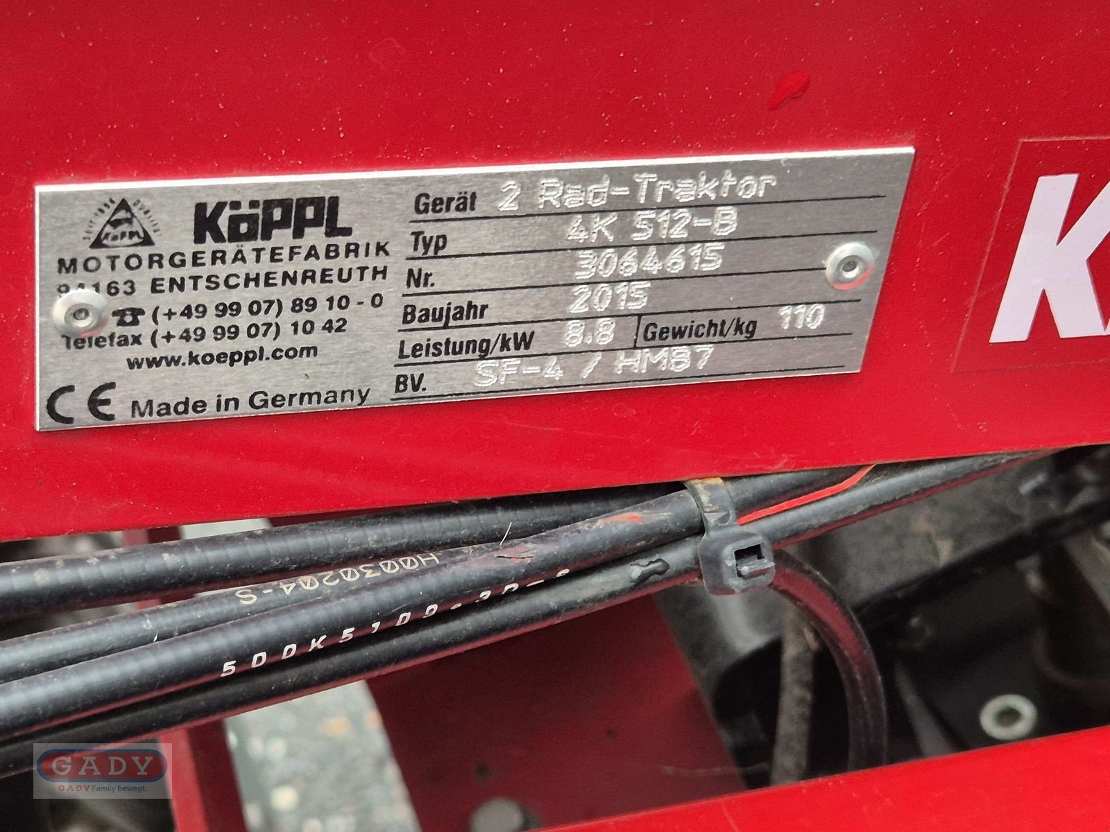 Motormäher от тип Köppl 512B MOTORMÄHER, Gebrauchtmaschine в Lebring (Снимка 11)