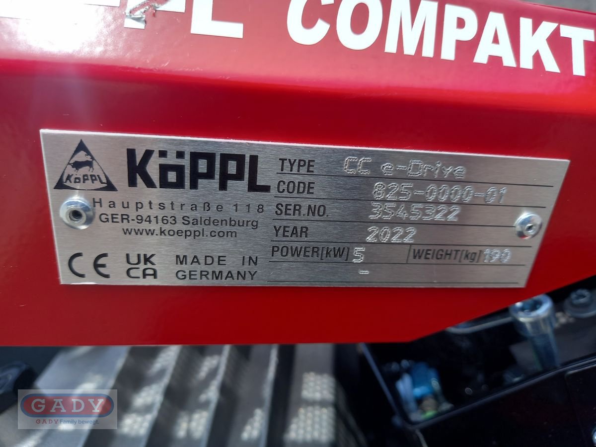 Motormäher Türe ait Köppl COMPAKT COMFORT eDRIVE MOTORMÄHER, Neumaschine içinde Lebring (resim 15)