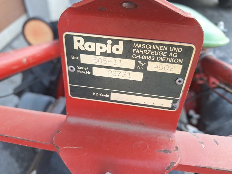 Motormäher του τύπου Rapid 505 4802 Motormäher, Gebrauchtmaschine σε Chur (Φωτογραφία 3)
