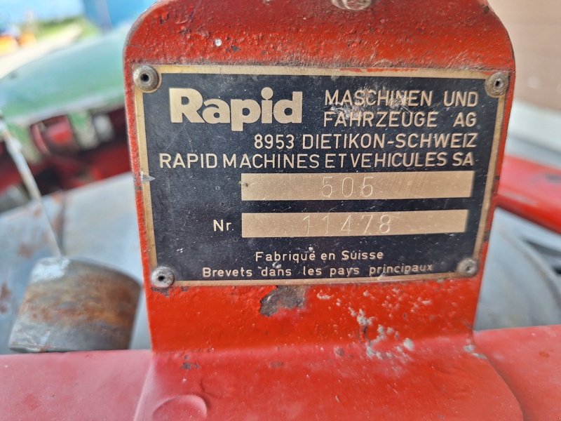 Motormäher typu Rapid 505 Motormäher, Gebrauchtmaschine w Chur (Zdjęcie 11)