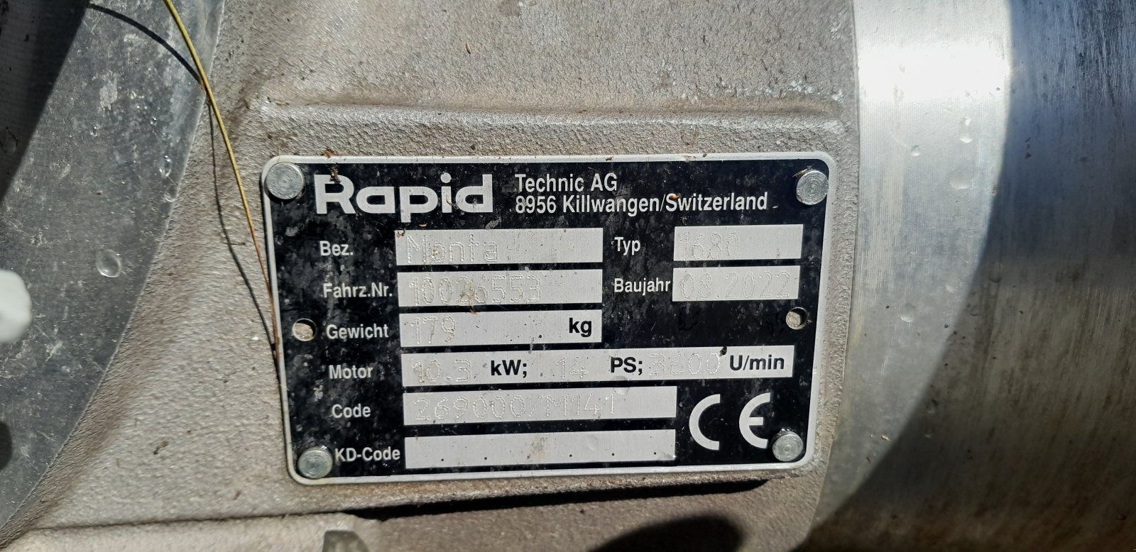 Motormäher del tipo Rapid Monta, Gebrauchtmaschine en Lenggries (Imagen 6)