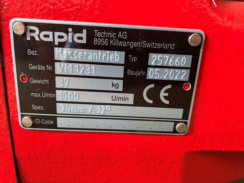 Motormäher Türe ait Rapid Swiss, Typ 1520 Motormäher, Neumaschine içinde Chur (resim 6)