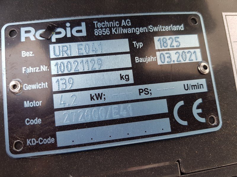 Motormäher of the type Rapid URI E041 Motormäher, Ausstellungsmaschine in Chur (Picture 4)
