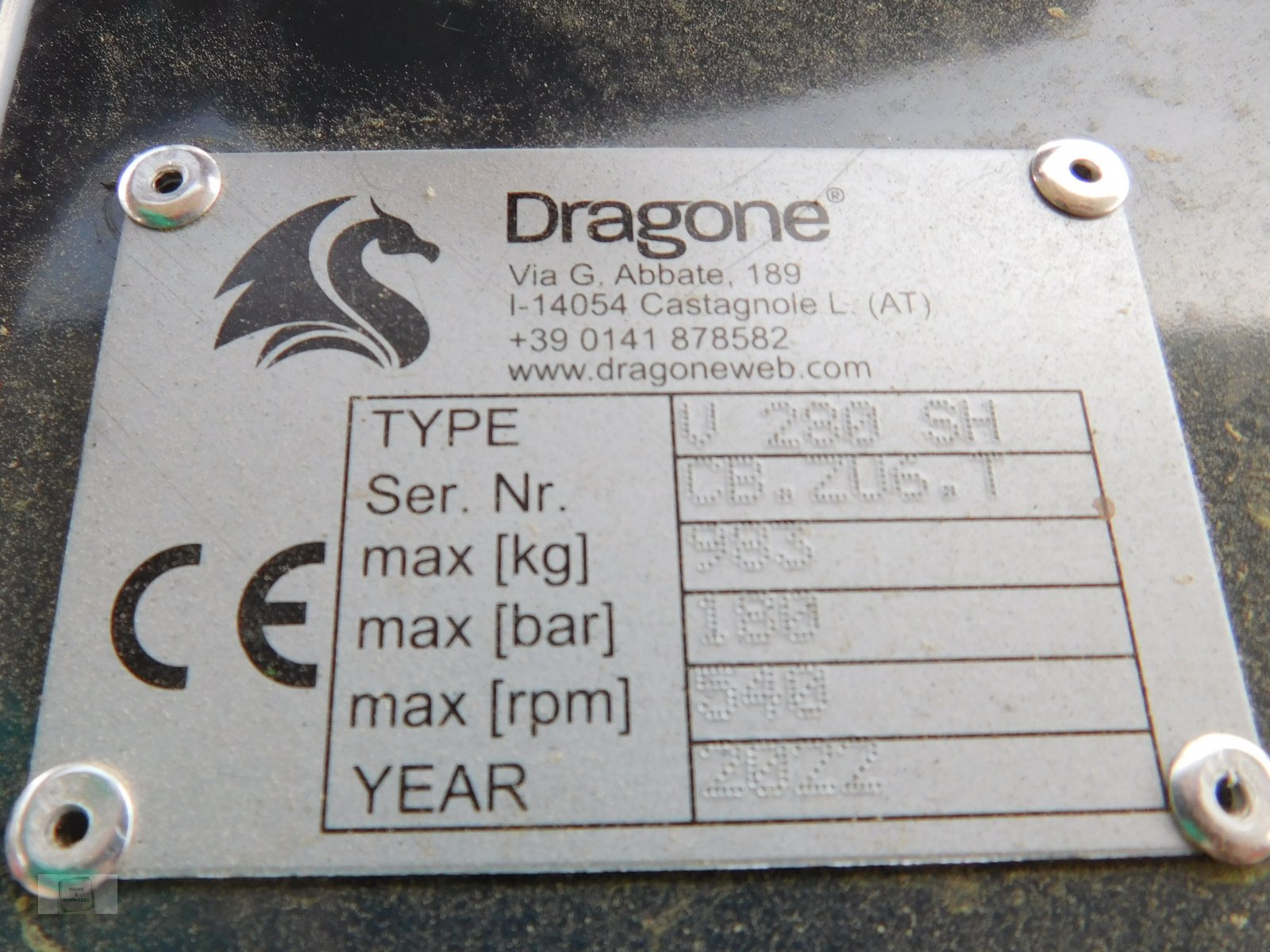 Mulcher Türe ait DRAGONE V280SH - Lagermaschine -, Neumaschine içinde Gross-Bieberau (resim 2)