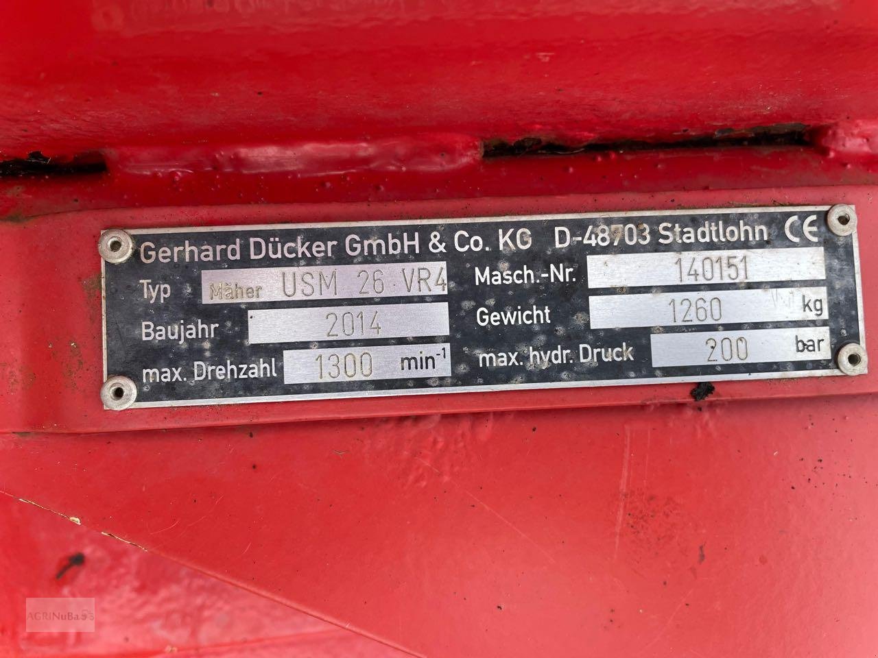 Mulcher typu Dücker USM 26VR4, Gebrauchtmaschine w Prenzlau (Zdjęcie 14)