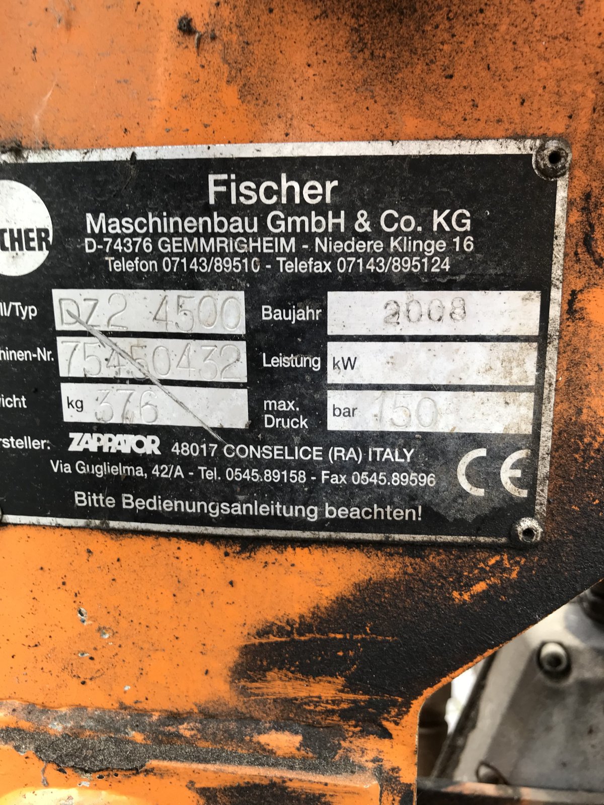 Mulcher типа Fischer DZ 2, Gebrauchtmaschine в Freyung (Фотография 3)