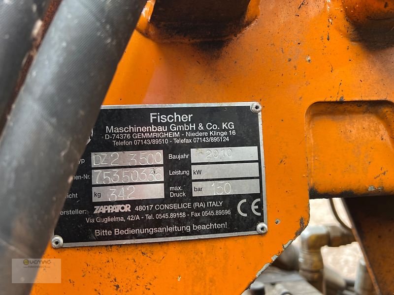 Mulcher Türe ait Fischer Fischer DZ2 3500 Zappator Mulcher Auslegemulcher Böschungsmulcher Mäher, Gebrauchtmaschine içinde Sülzetal OT Osterweddingen (resim 2)