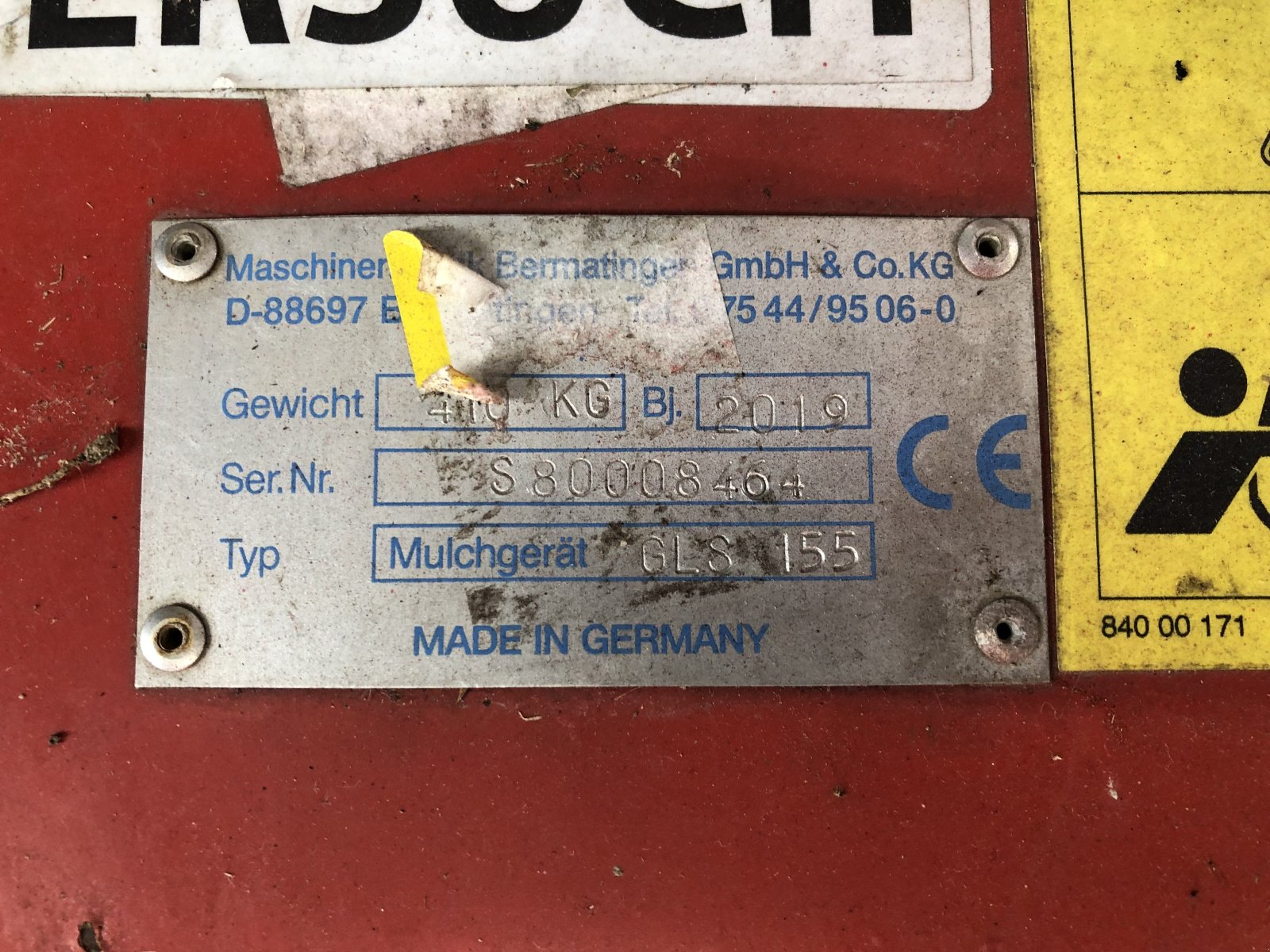 Mulcher tip Humus GLS 155, Gebrauchtmaschine in Reutlingen (Poză 4)