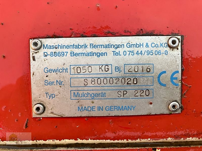 Mulcher van het type Humus SP 220, Gebrauchtmaschine in Salsitz (Foto 4)