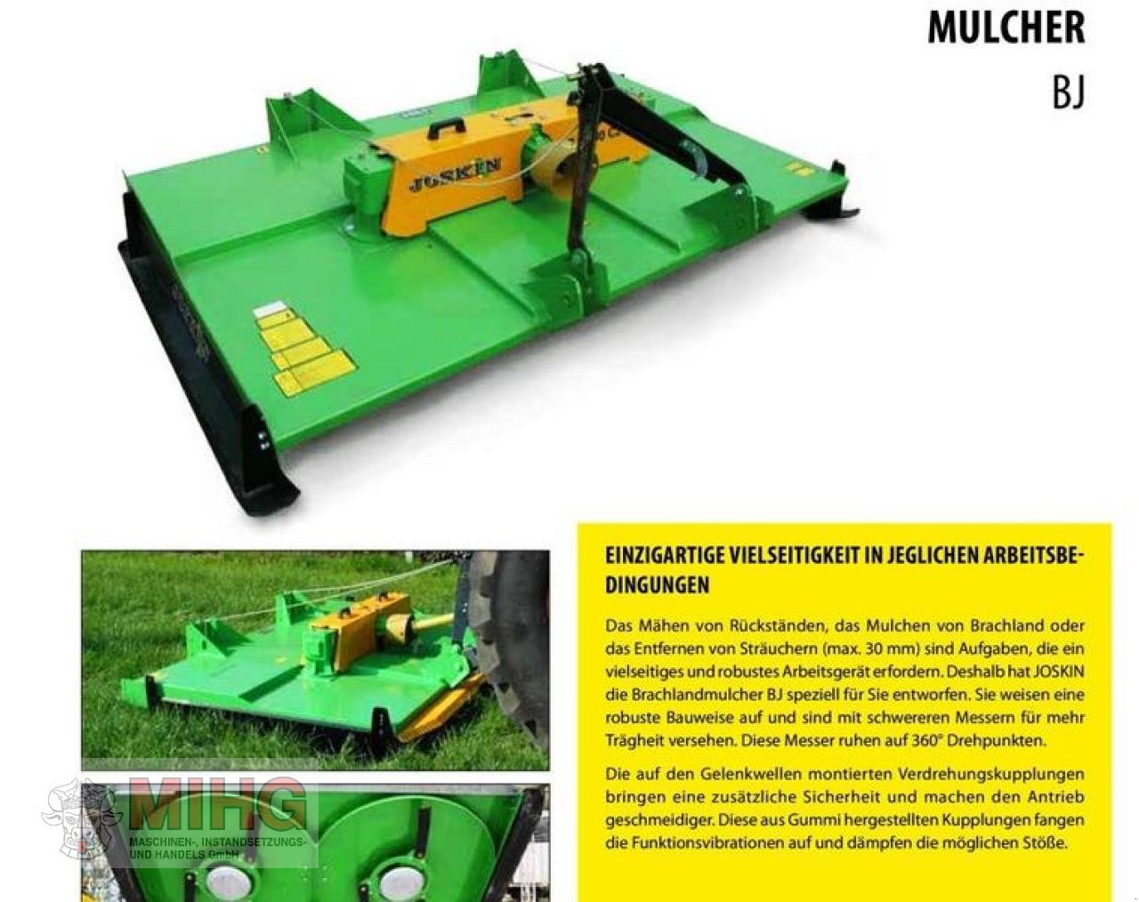 Mulcher typu Joskin BJ 315 C2, Gebrauchtmaschine v Dummerstorf OT Petschow (Obrázek 3)