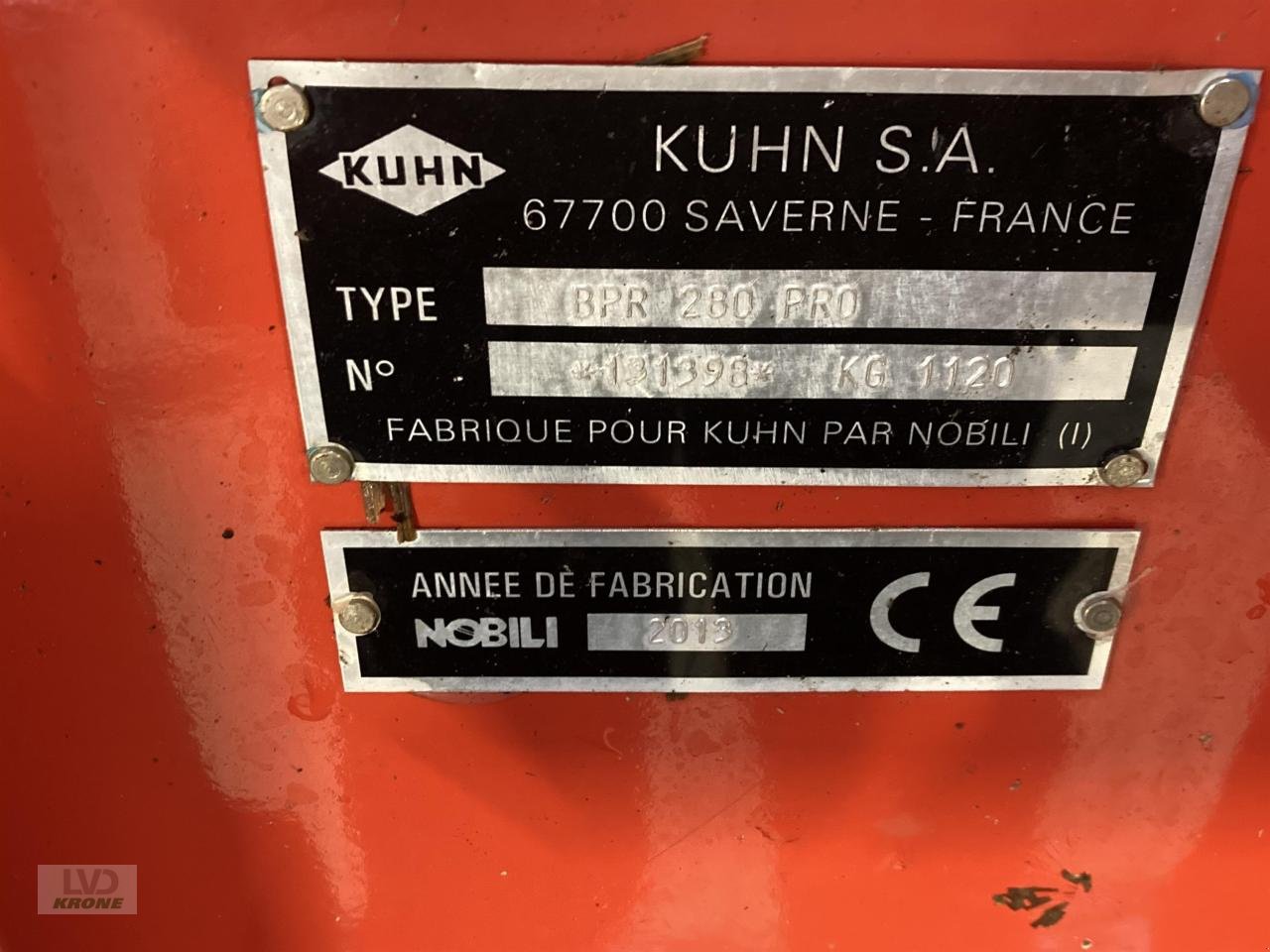 Mulcher del tipo Kuhn BPR 280 Pro, Gebrauchtmaschine en Spelle (Imagen 8)