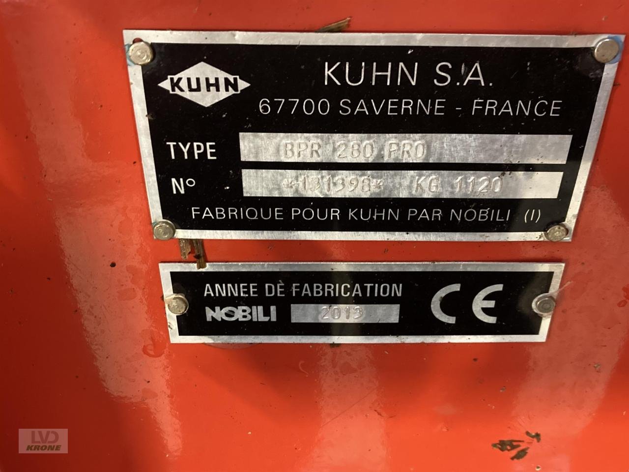 Mulcher typu Kuhn BPR 280 Pro, Gebrauchtmaschine v Spelle (Obrázok 8)