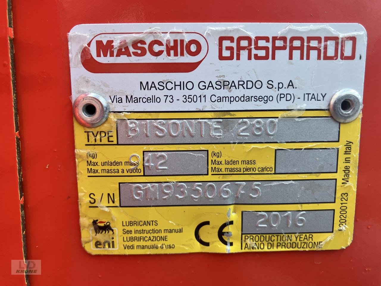 Mulcher del tipo Maschio Bisonte 280, Gebrauchtmaschine en Spelle (Imagen 8)