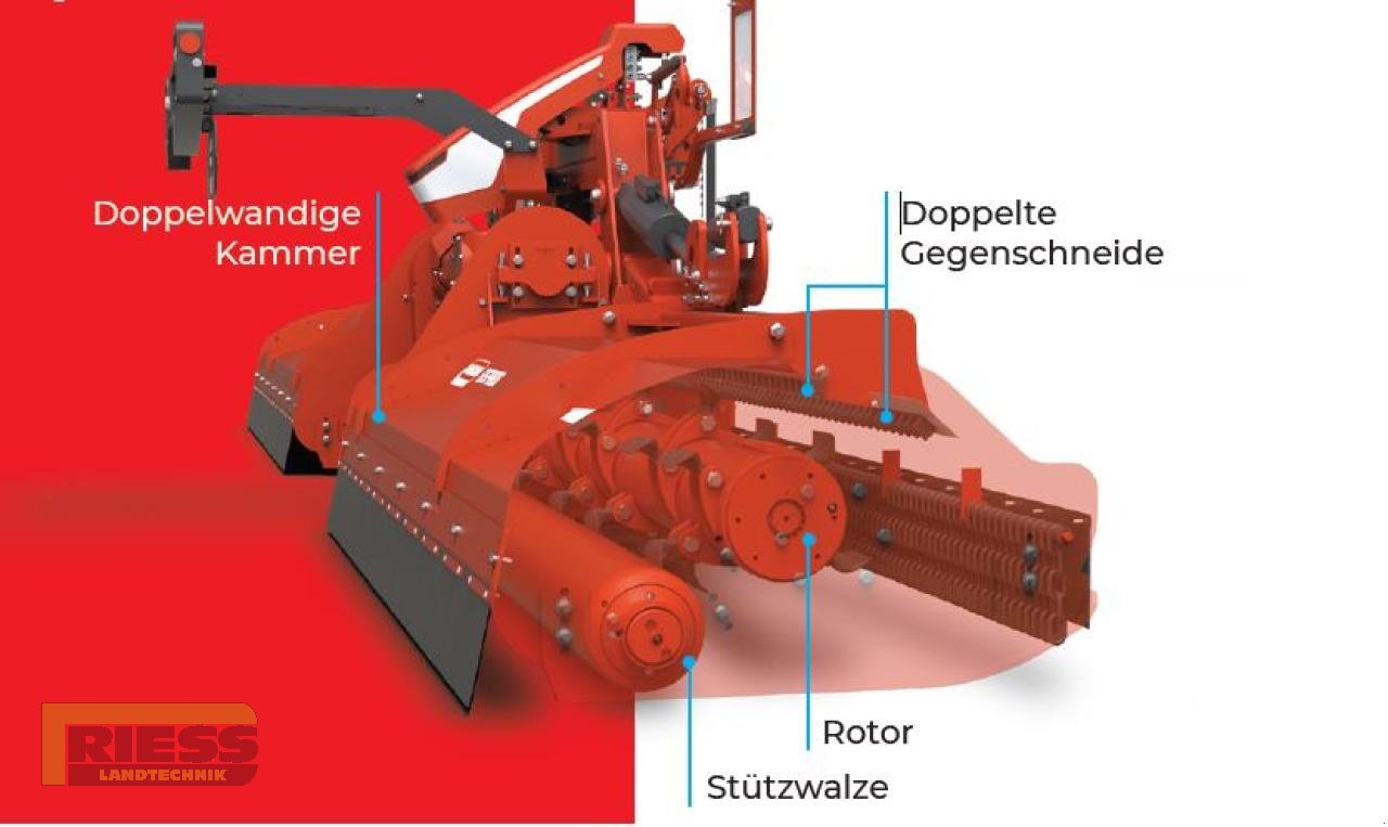 Mulcher Türe ait Maschio DELTA 8300 + Bufallo 280, Neumaschine içinde Homberg (Ohm) - Maulbach (resim 3)