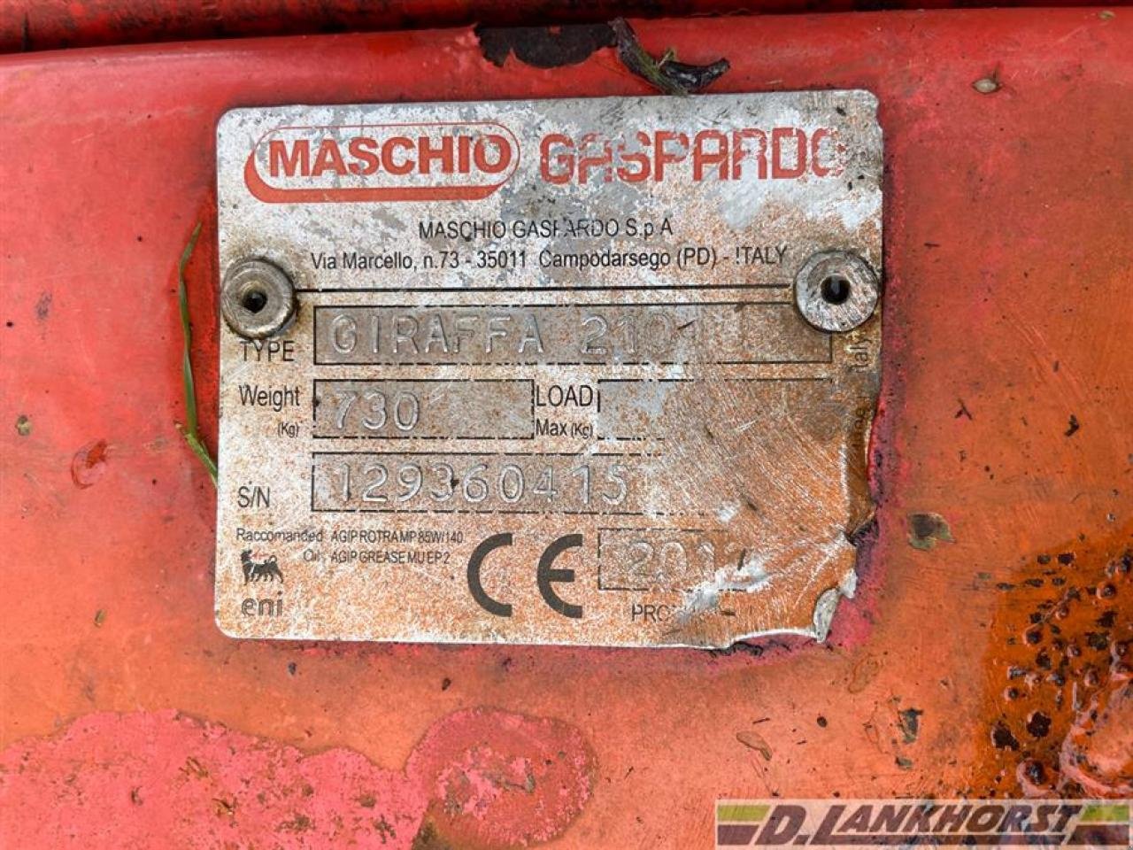 Mulcher des Typs Maschio Giraffa 210, Gebrauchtmaschine in Neuenhaus (Bild 8)