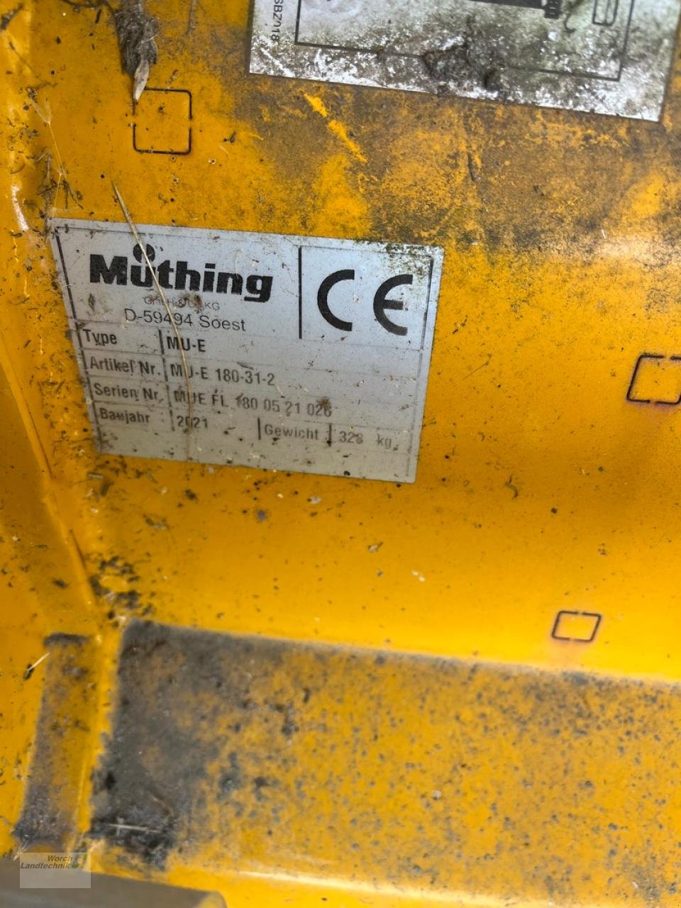 Mulcher des Typs Müthing MU-E 180 Vario Front, Neumaschine in Schora (Bild 5)