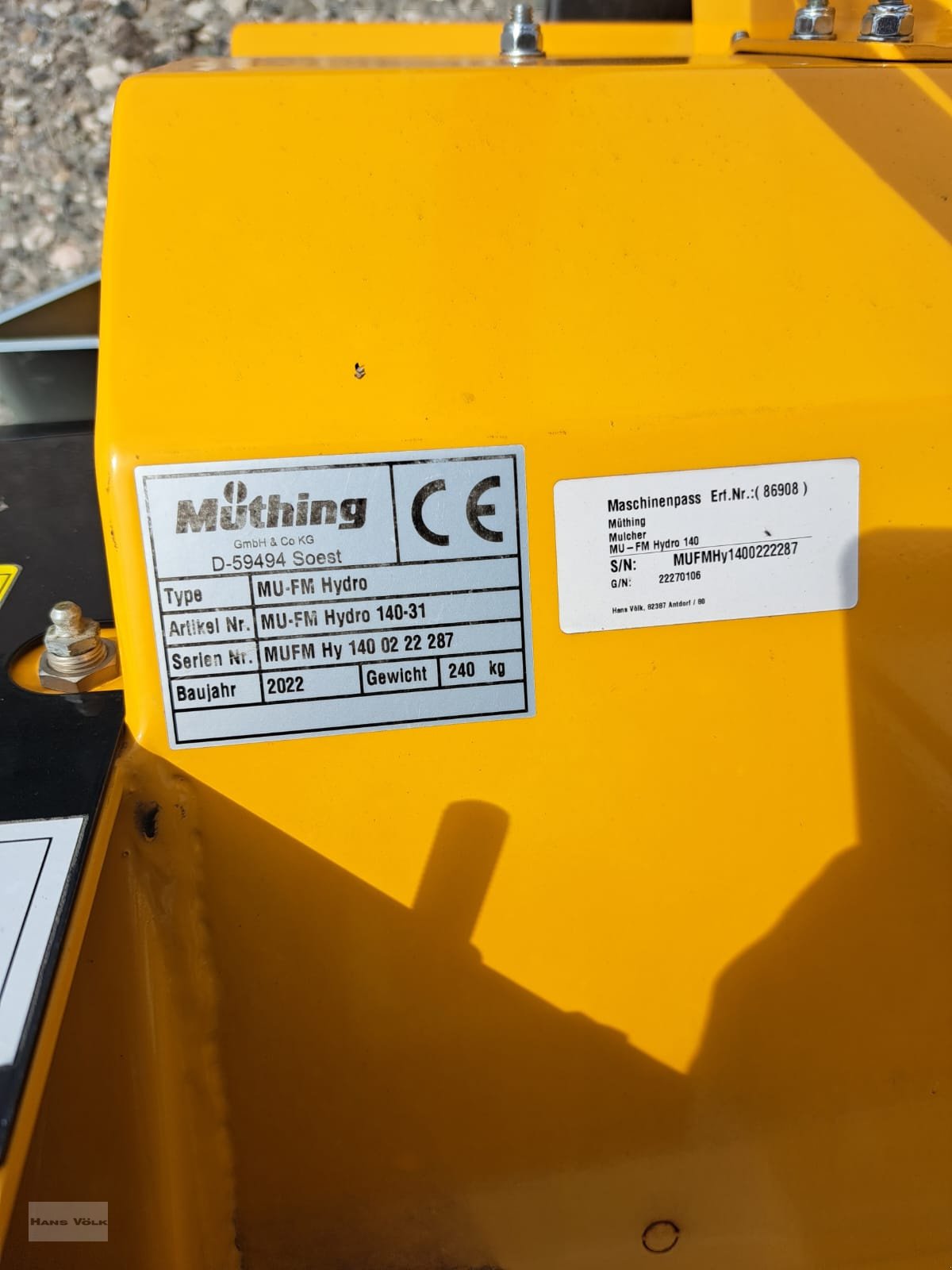 Mulcher του τύπου Müthing MU-FM Hydro 140, Neumaschine σε Antdorf (Φωτογραφία 10)