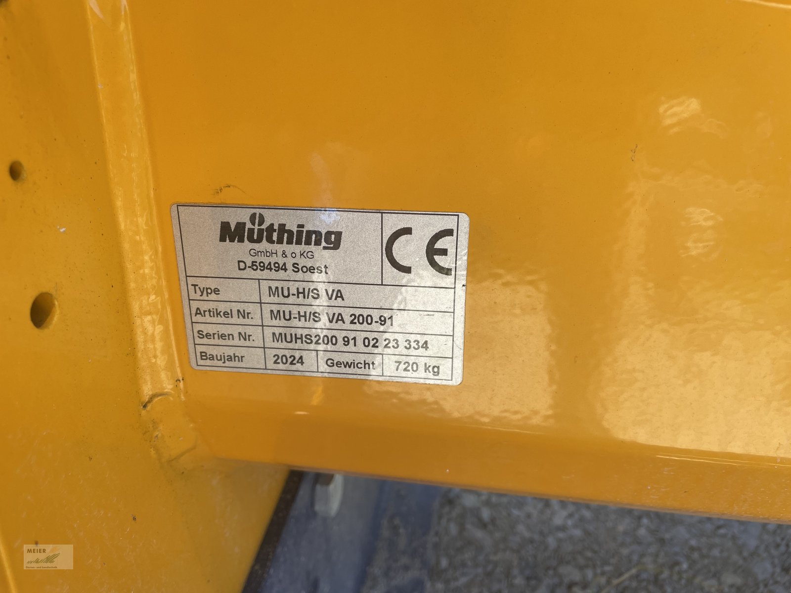 Mulcher of the type Müthing MU-H/S 200, Neumaschine in Hersbruck (Picture 4)