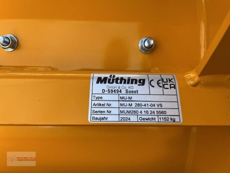 Mulcher от тип Müthing MU-M 280 VARIO, Neumaschine в Bensheim - Schwanheim (Снимка 3)