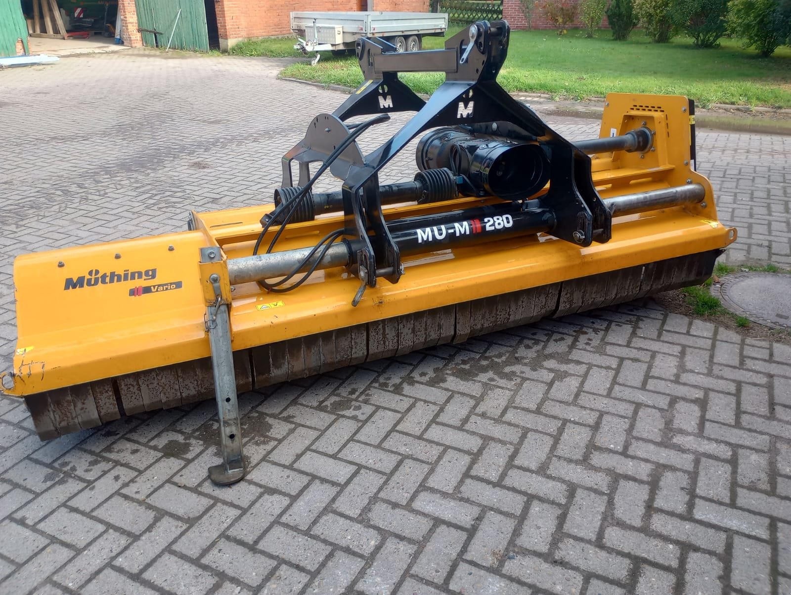 Mulcher des Typs Müthing MU-M 280, Gebrauchtmaschine in Schweringen (Bild 3)