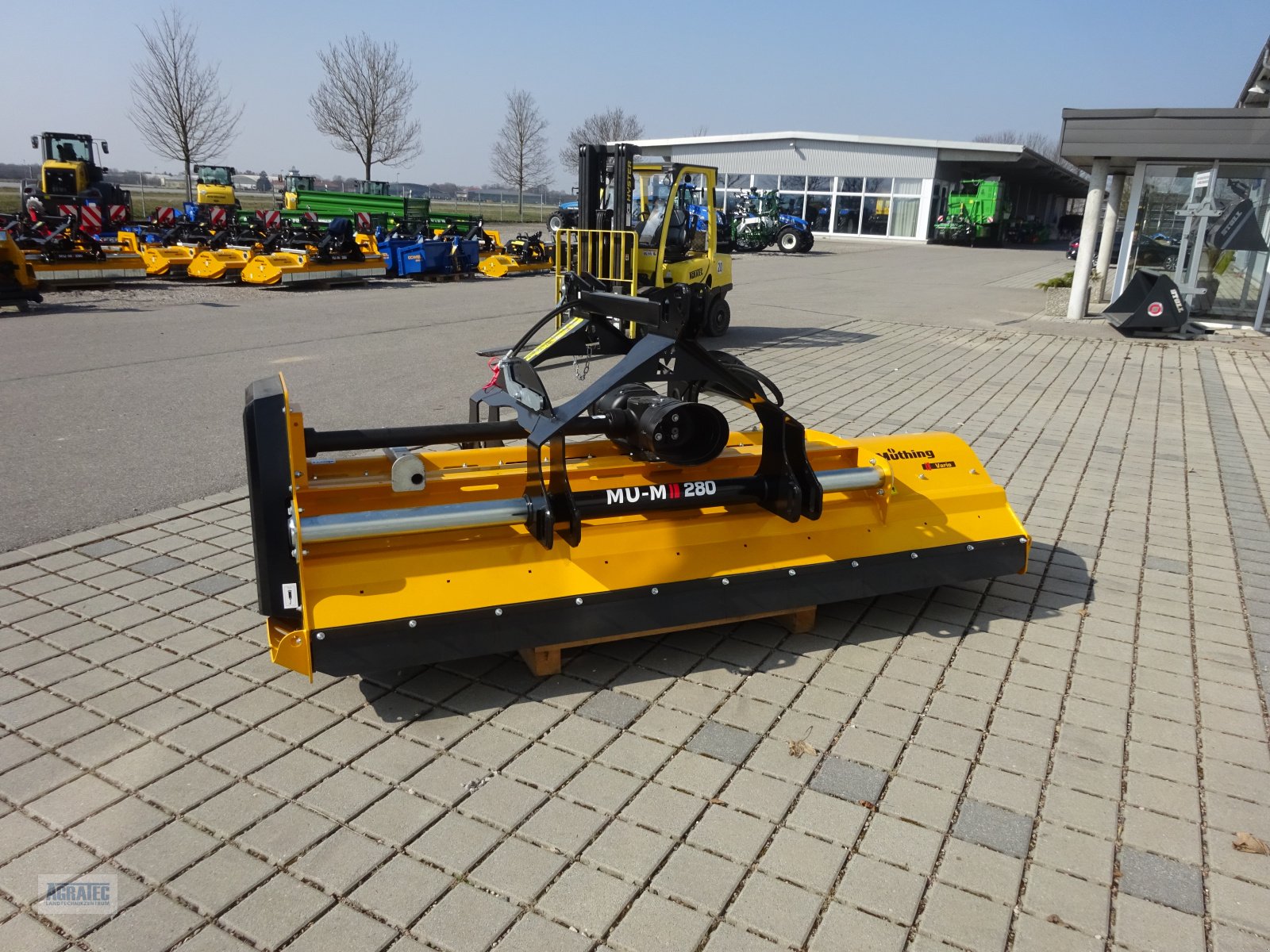 Mulcher Türe ait Müthing MU-M 280, Neumaschine içinde Salching bei Straubing (resim 5)