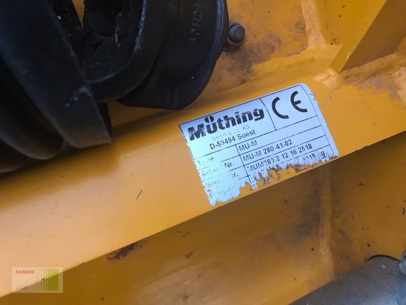 Mulcher van het type Müthing MU M 280, Gebrauchtmaschine in Bordesholm (Foto 6)