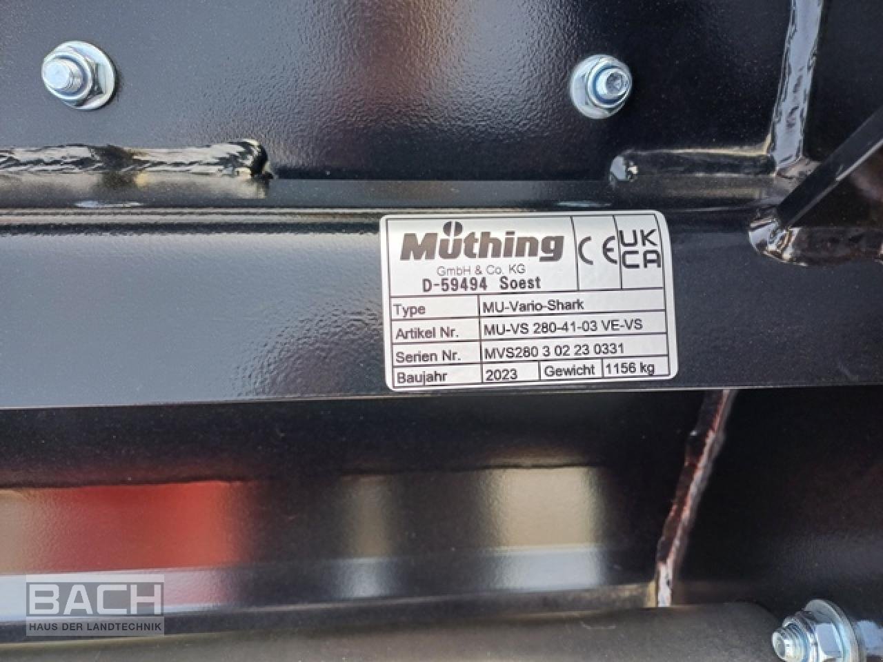 Mulcher типа Müthing MU VARIOSHARK 280, Neumaschine в Boxberg-Seehof (Фотография 6)