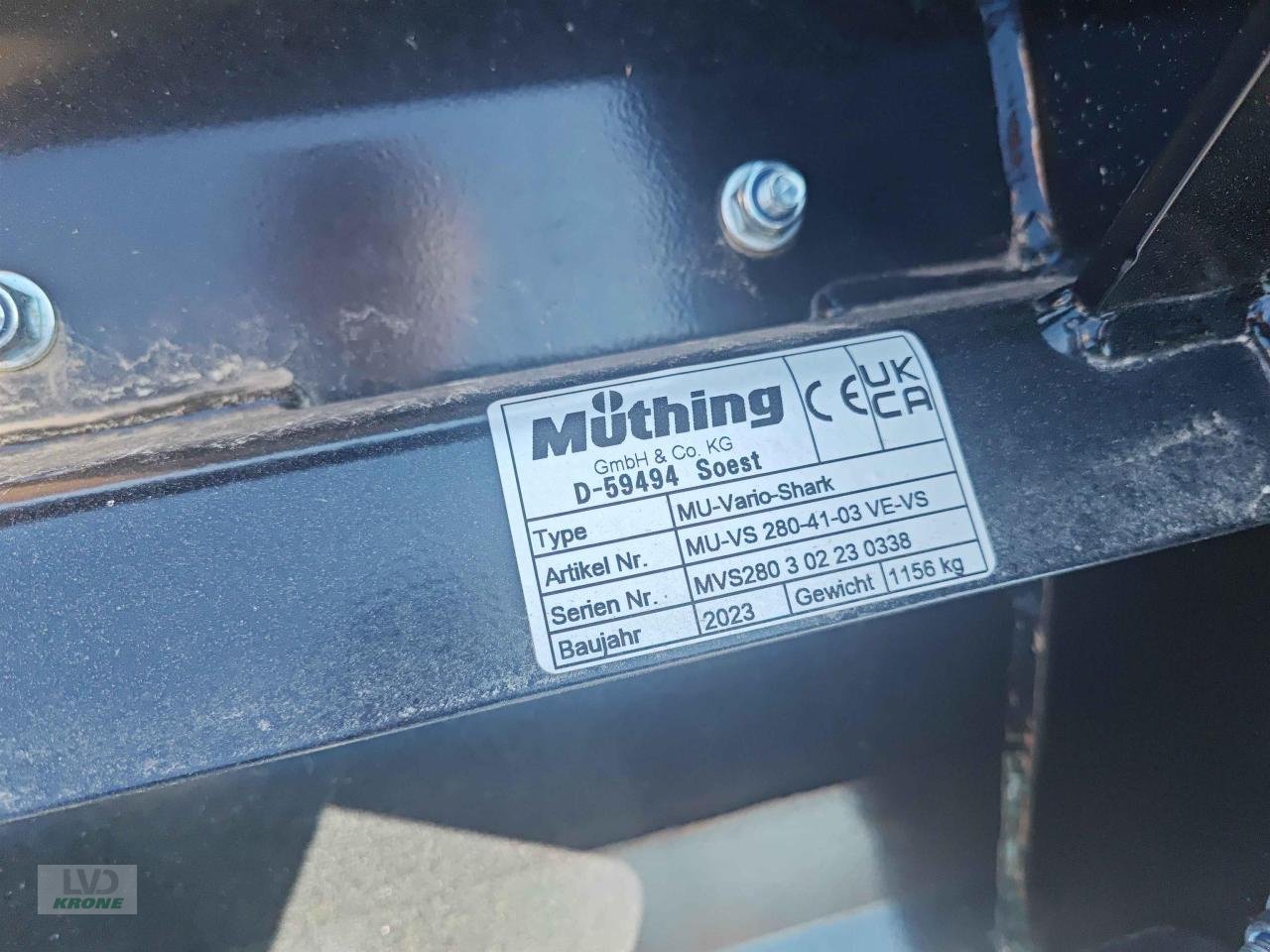 Mulcher типа Müthing MU-VS 280 VarioShark 2.0, Gebrauchtmaschine в Zorbau (Фотография 6)