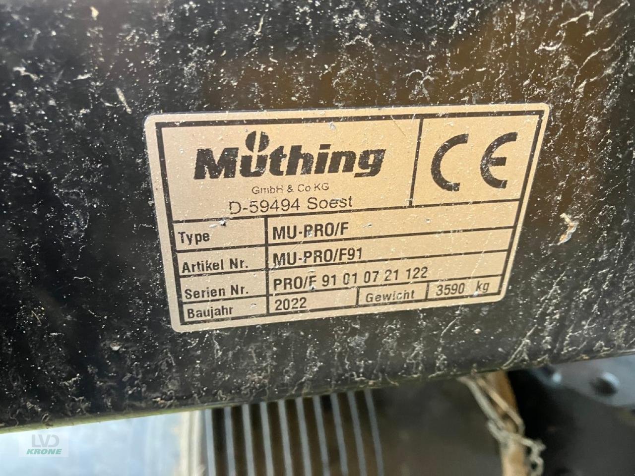 Mulcher del tipo Müthing PRO 860 und 280, Gebrauchtmaschine en Spelle (Imagen 26)