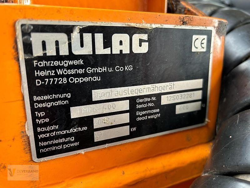 Mulcher του τύπου Mulag MFK 400, Gebrauchtmaschine σε Colmar-Berg (Φωτογραφία 13)