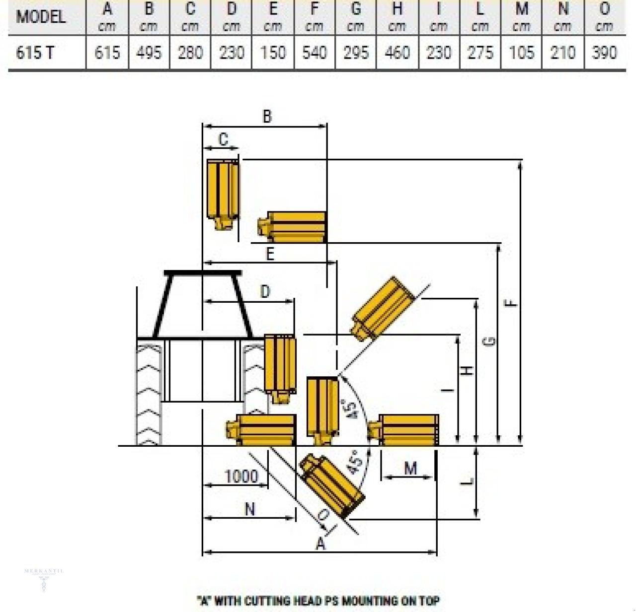 Mulcher Türe ait Orsi Vigna 615 Telescopic, Gebrauchtmaschine içinde Pragsdorf (resim 6)