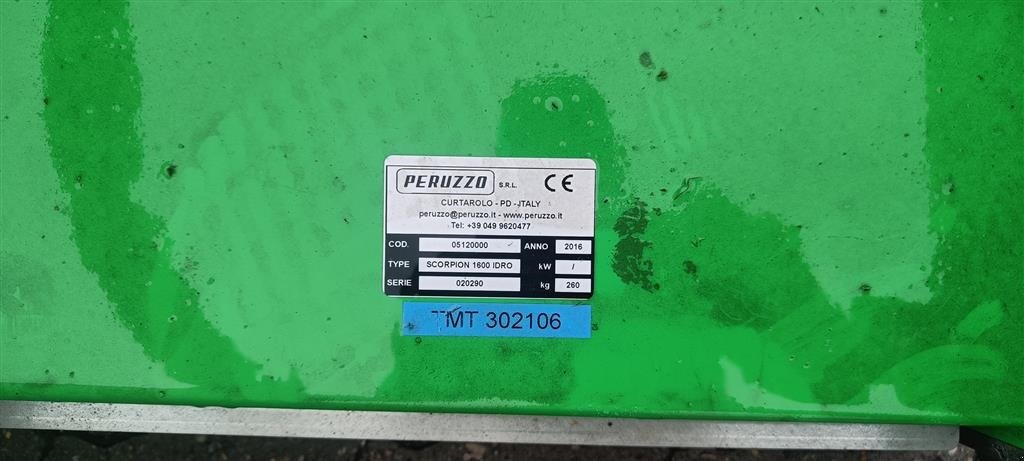 Mulcher typu Peruzzo Scorpion 1600 IDRO, Gebrauchtmaschine w Egtved (Zdjęcie 5)