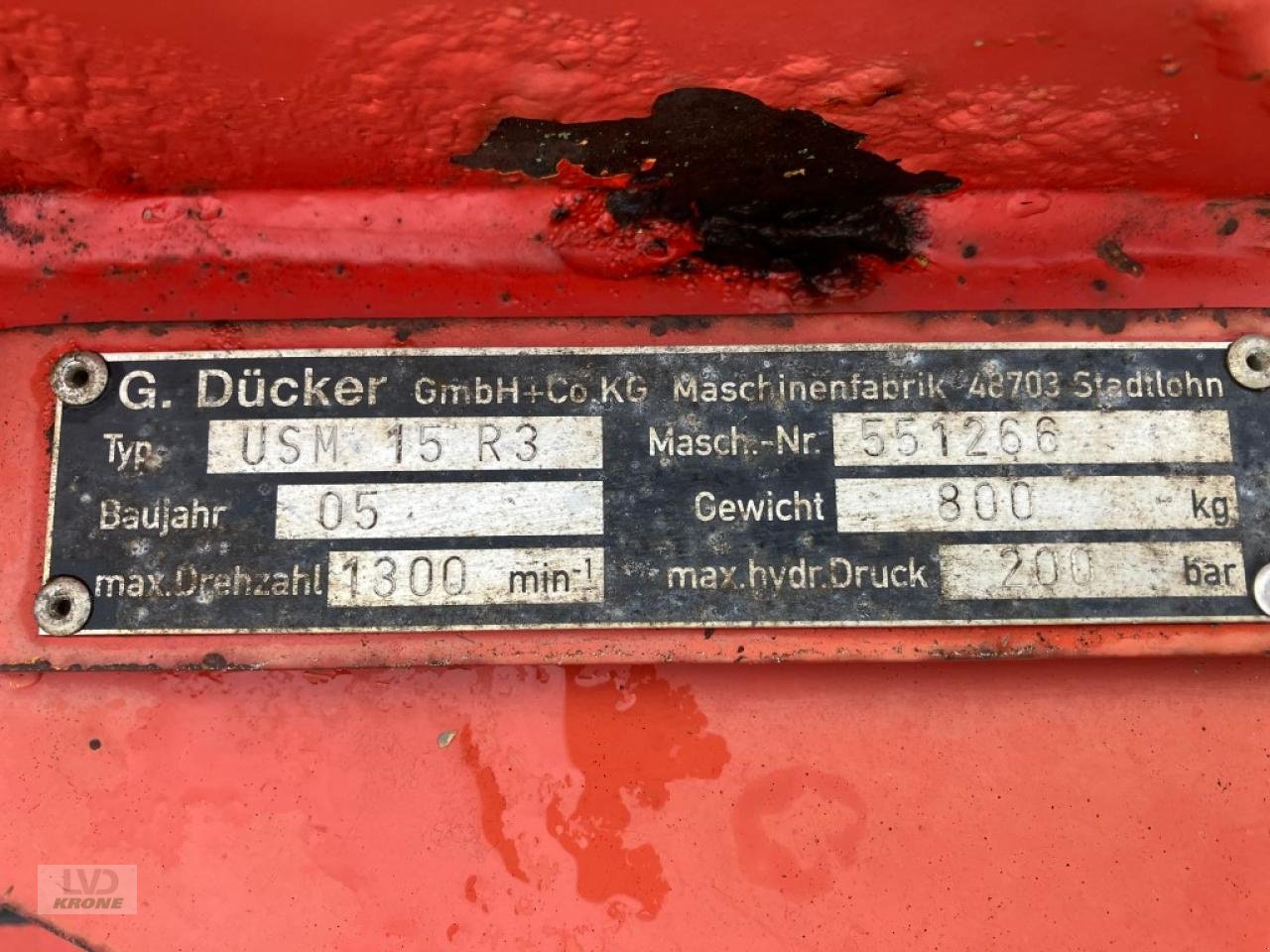 Mulcher des Typs Sonstige DUECKER USM 1500, Gebrauchtmaschine in Spelle (Bild 11)