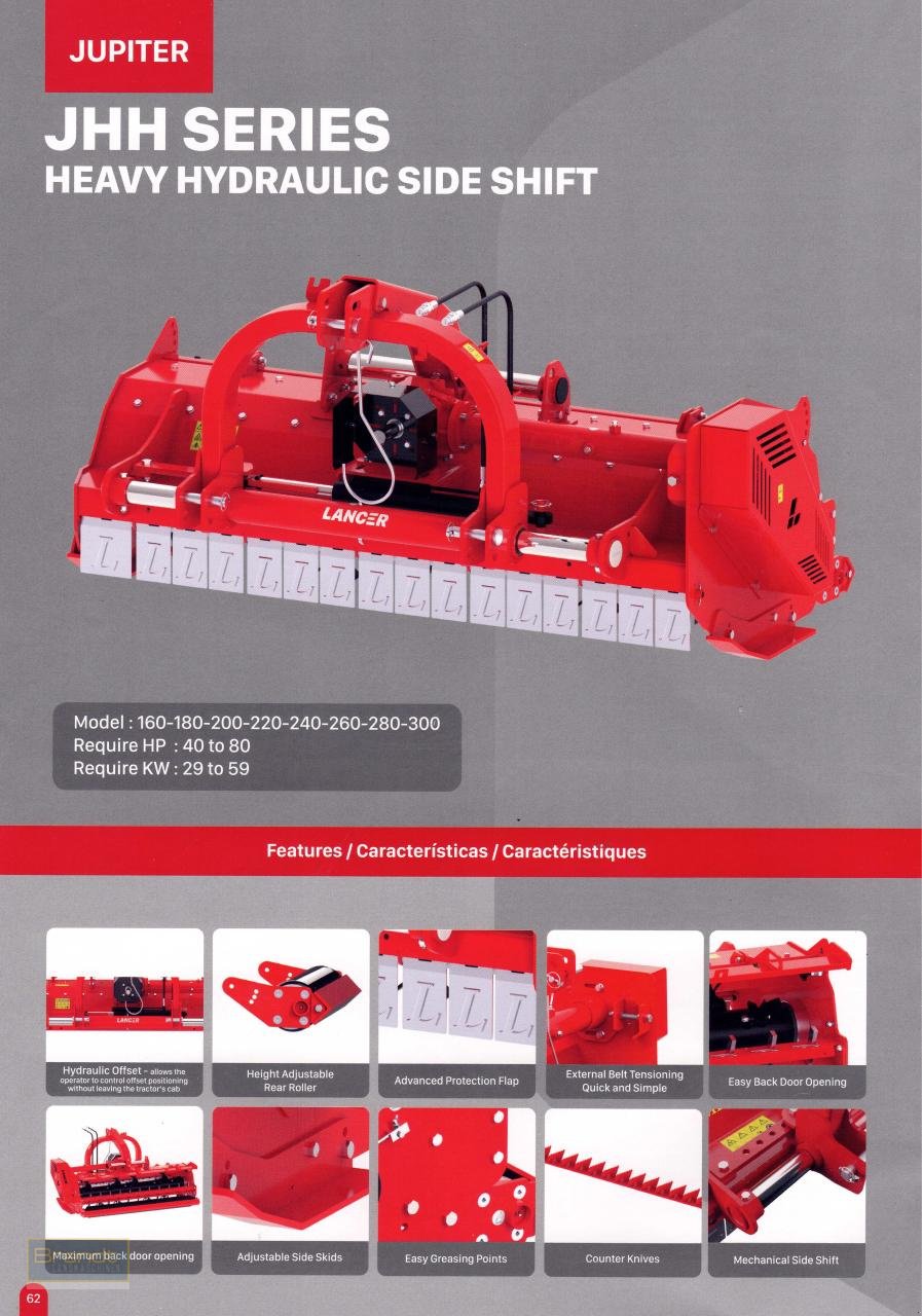 Mulcher Türe ait Sonstige Lancer JHH 240, Neumaschine içinde Oyten (resim 6)