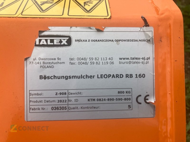 Mulcher typu Talex Leopard RB 160, Gebrauchtmaschine v Sonnewalde (Obrázok 5)