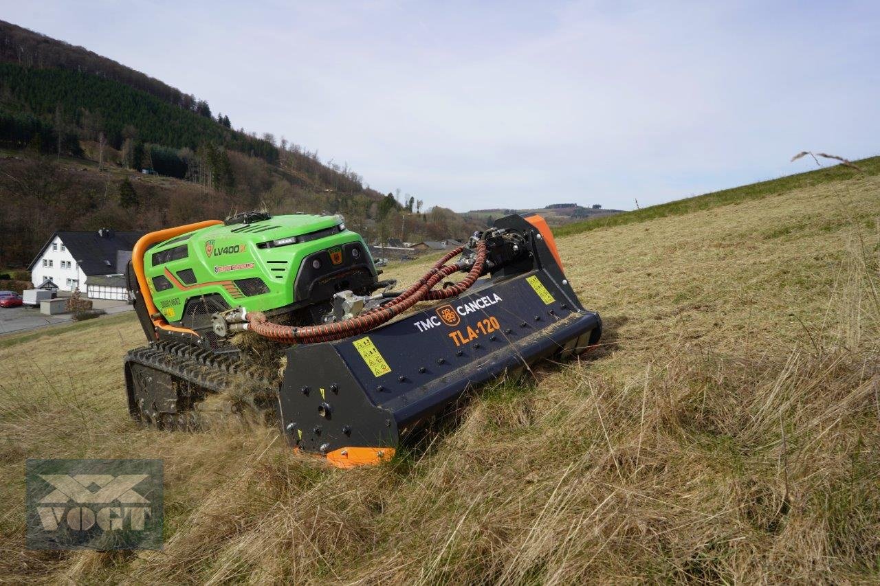 Mulcher typu TMC Cancela TLA-120 Hydraulischer Schlegelmulcher /Mulcher für Funkraupe /Mähraupe, Neumaschine w Schmallenberg (Zdjęcie 9)