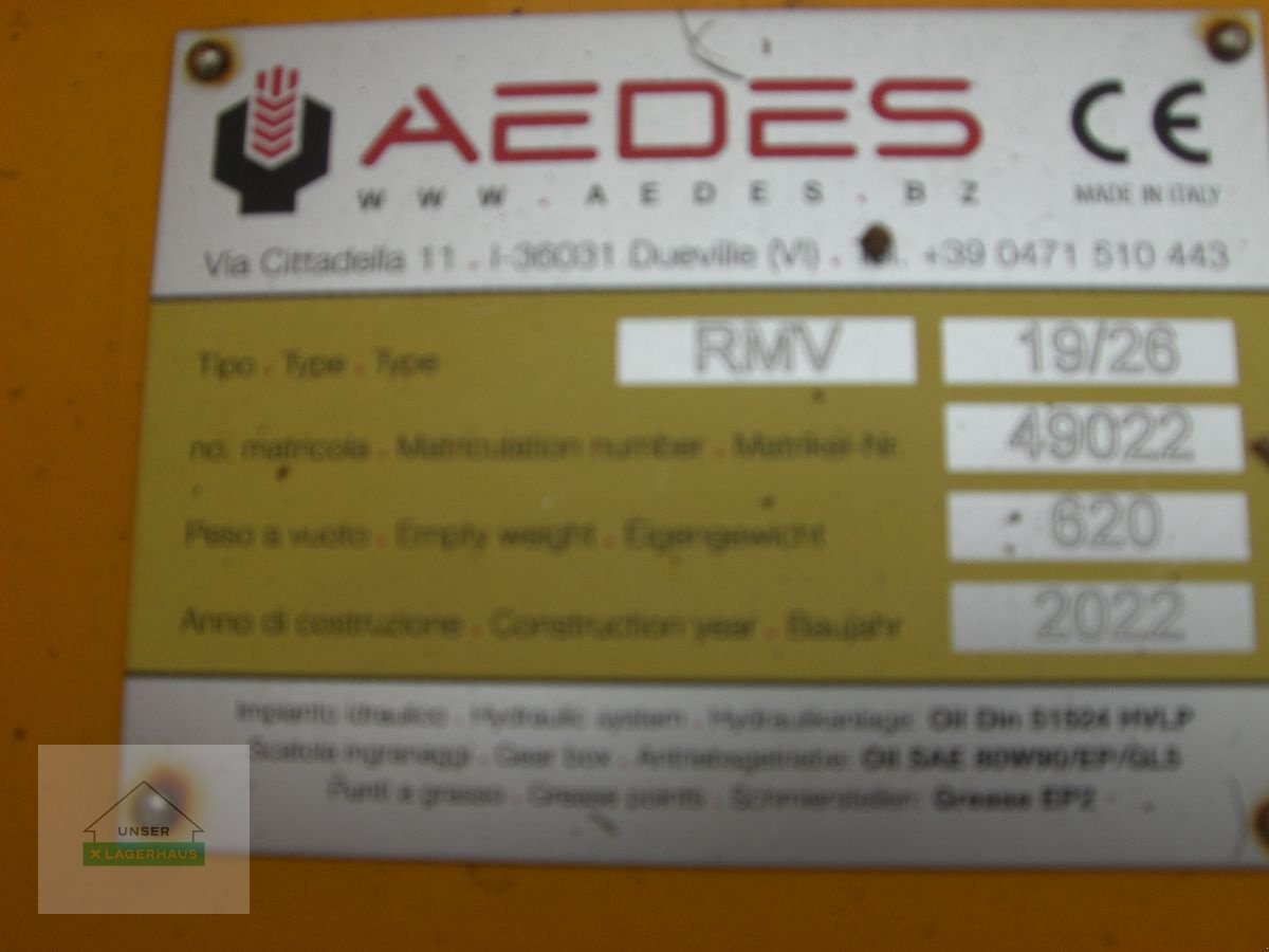 Mulchgerät & Häckselgerät del tipo Aedes RMV-Vario, Vorführmaschine en Ehrenhausen (Imagen 8)