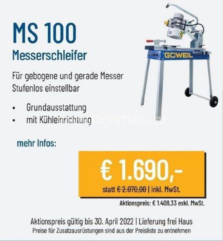 Mulchgerät & Häckselgerät del tipo Göweil MS 100 + Kühleinrichtung, Neumaschine en Grünbach (Imagen 1)