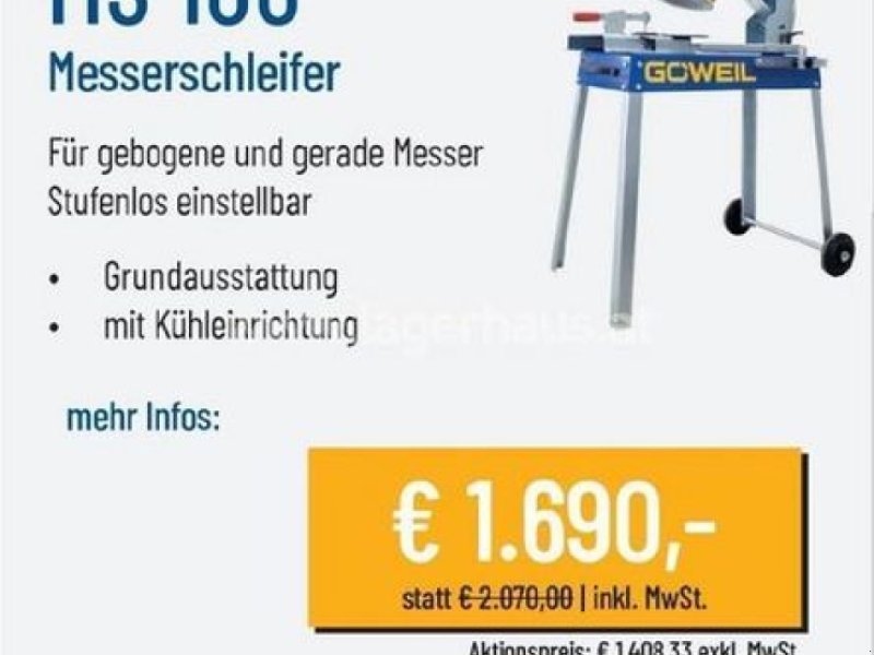 Mulchgerät & Häckselgerät Türe ait Göweil MS 100 + Kühleinrichtung, Neumaschine içinde Grünbach (resim 1)