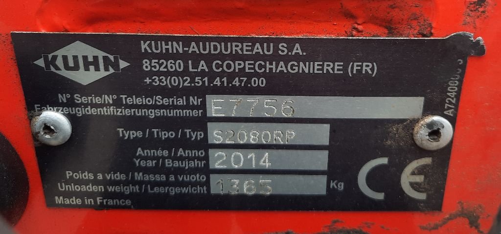 Mulchgerät & Häckselgerät του τύπου Kuhn S 2080 RP, Gebrauchtmaschine σε CHEMAUDIN ET VAUX (Φωτογραφία 6)