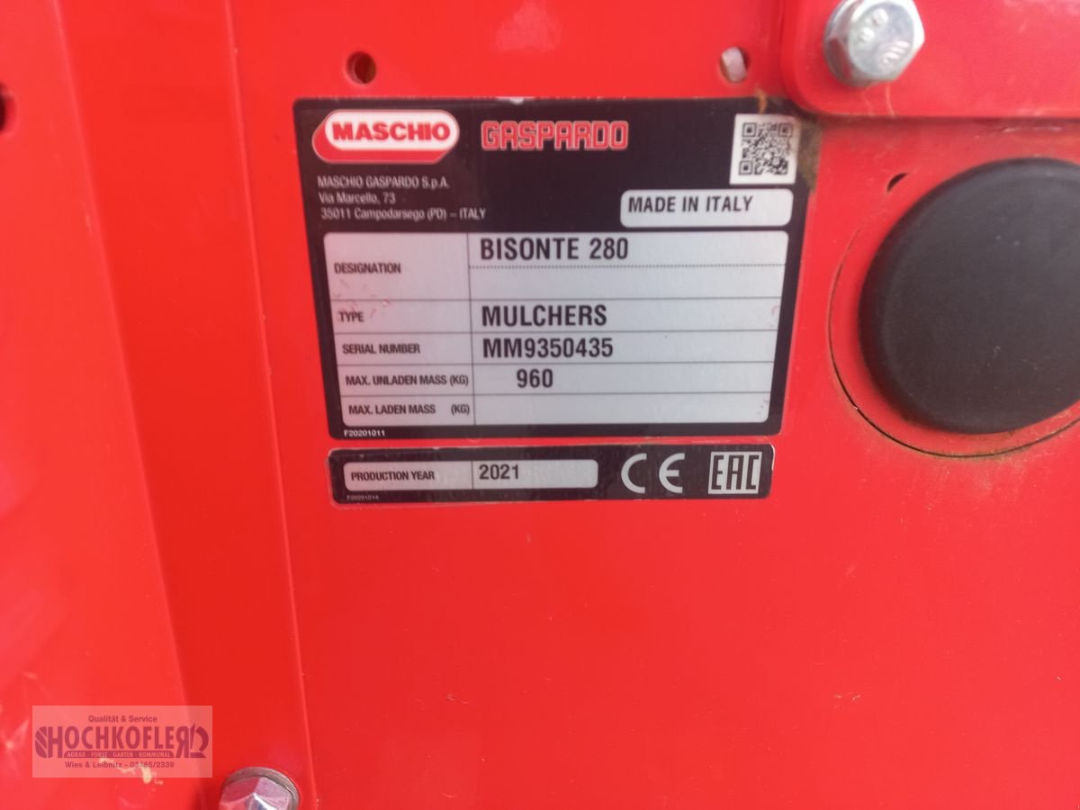 Mulchgerät & Häckselgerät za tip Maschio Maschio Bisonte 280, Gebrauchtmaschine u Wies (Slika 4)