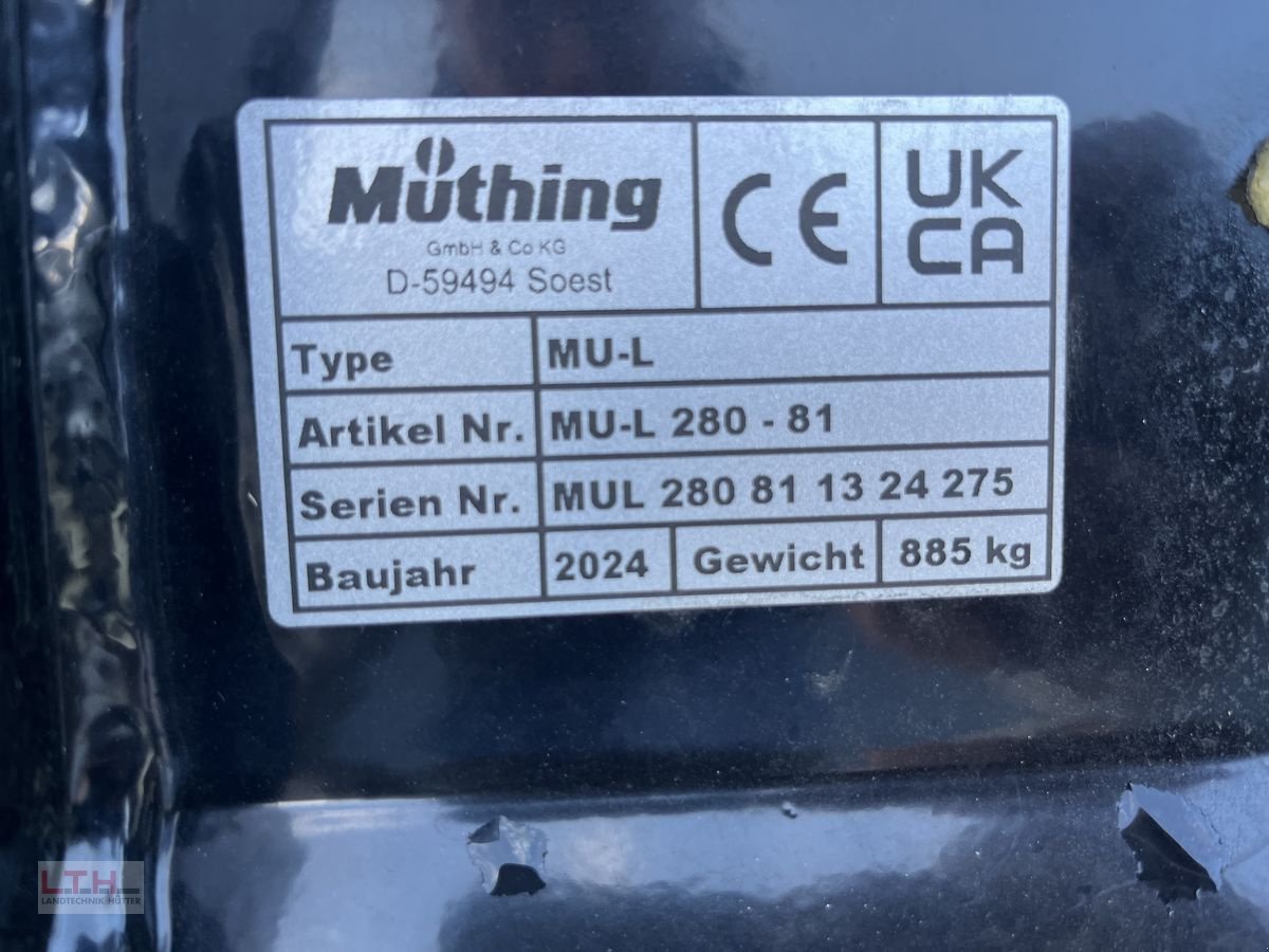 Mulchgerät & Häckselgerät typu Müthing Alpin Shark 280, Neumaschine w Gnas (Zdjęcie 13)