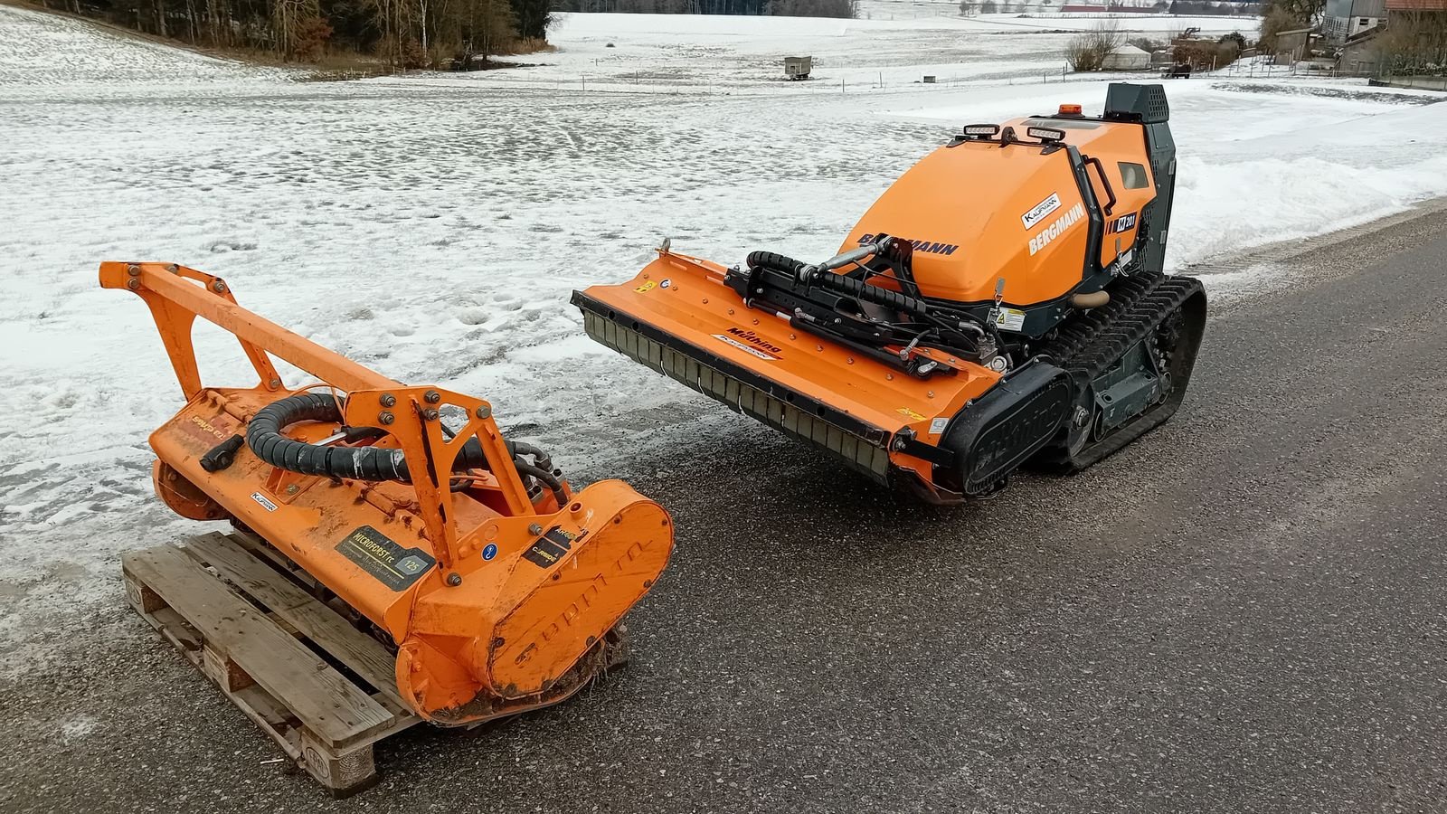 Mulchgerät & Häckselgerät des Typs Müthing Bergmann Funkraupe M201, Gebrauchtmaschine in NATTERNBACH (Bild 22)