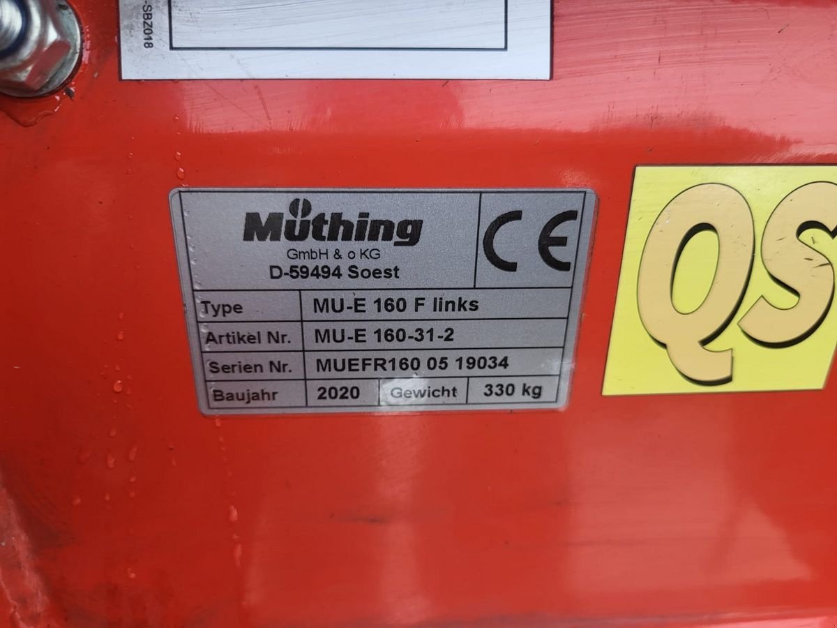 Mulchgerät & Häckselgerät typu Müthing MU-E 160 F, Gebrauchtmaschine v NATTERNBACH (Obrázek 13)