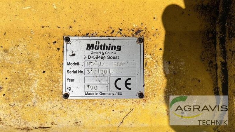 Mulchgerät & Häckselgerät des Typs Müthing MU-L 280, Gebrauchtmaschine in Werl-Oberbergstraße (Bild 5)