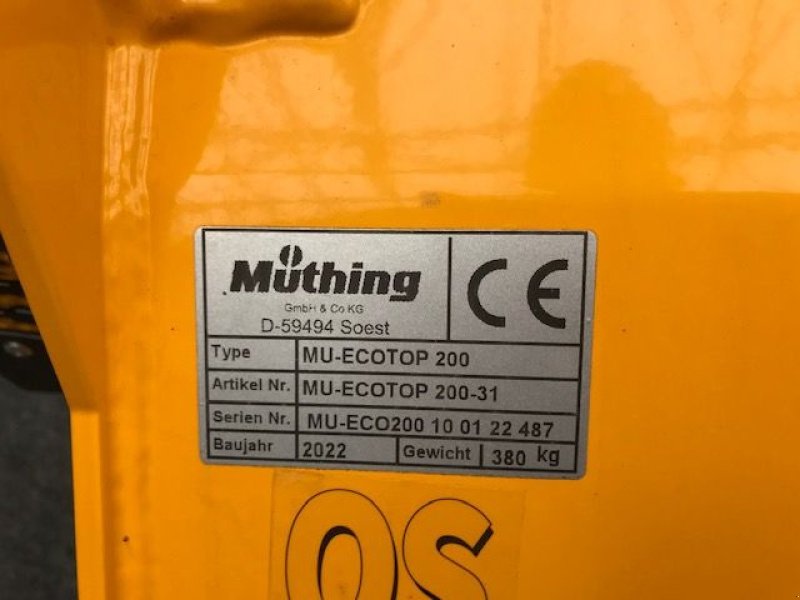 Mulchgerät & Häckselgerät Türe ait Müthing Mulcher MU-ECOTOP 200, Neumaschine içinde Tamsweg (resim 8)