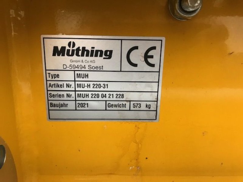 Mulchgerät & Häckselgerät tip Müthing Mulcher MU-H220 Vario, Neumaschine in Tamsweg (Poză 11)