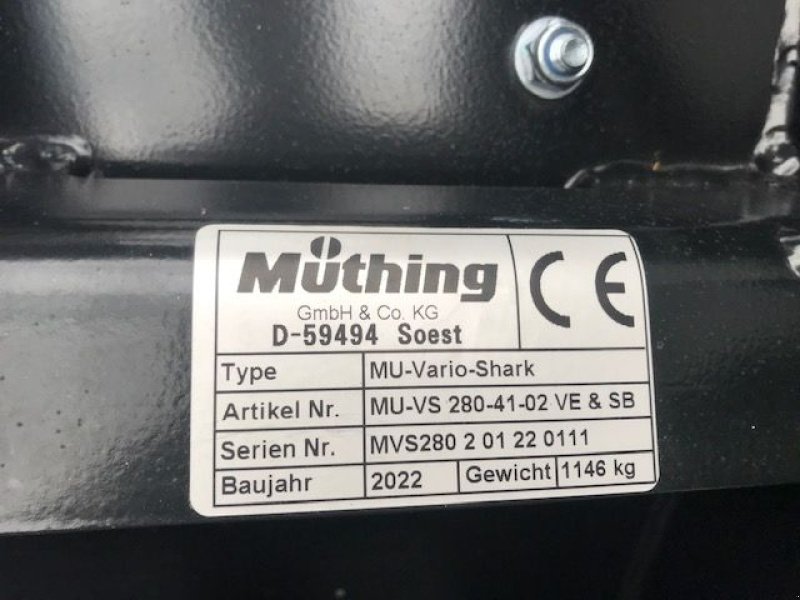 Mulchgerät & Häckselgerät del tipo Müthing Mulcher MU-VS 280 Vario Shark 2.0, Neumaschine en Tamsweg (Imagen 8)