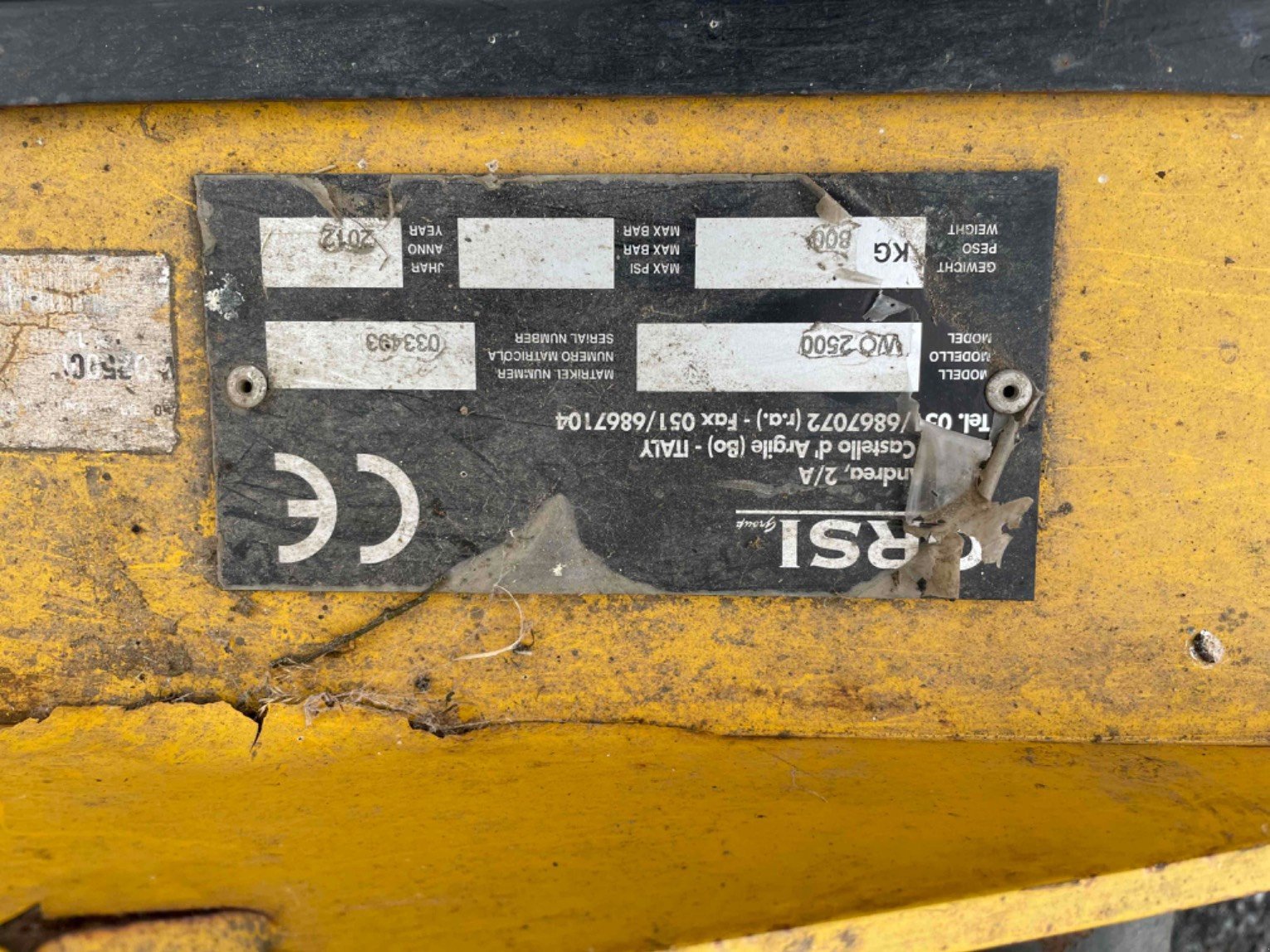 Mulchgerät & Häckselgerät typu Orsi WO 2500, Gebrauchtmaschine v LA SOUTERRAINE (Obrázek 5)